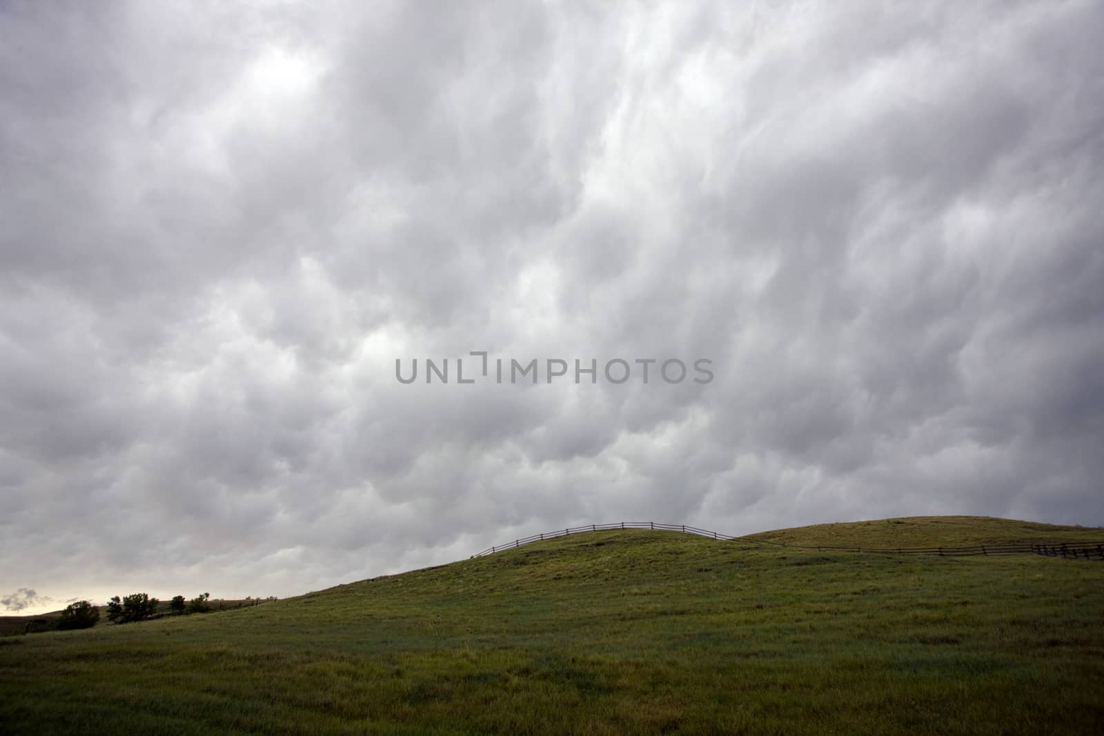 Prairie Storm Clouds Canada Saskatchewan Dramatic Summer