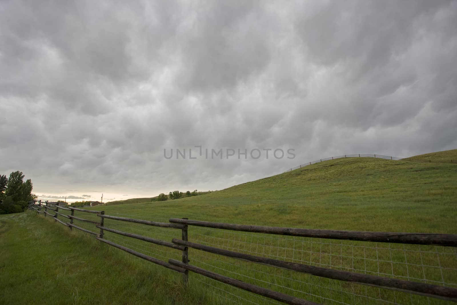Prairie Storm Clouds Canada Saskatchewan Dramatic Summer