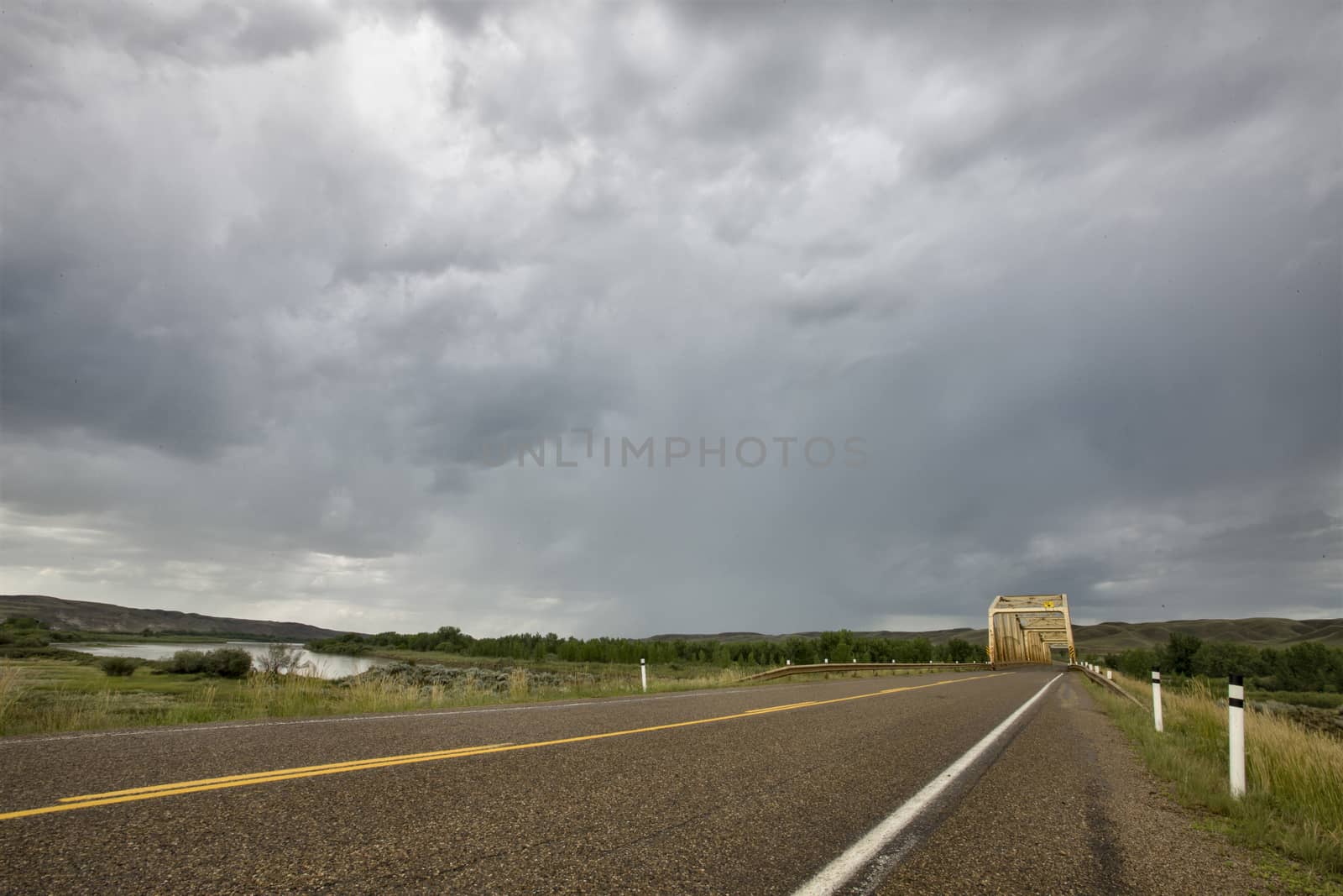 Prairie Storm Clouds Canada Saskatchewan Dramatic Summer