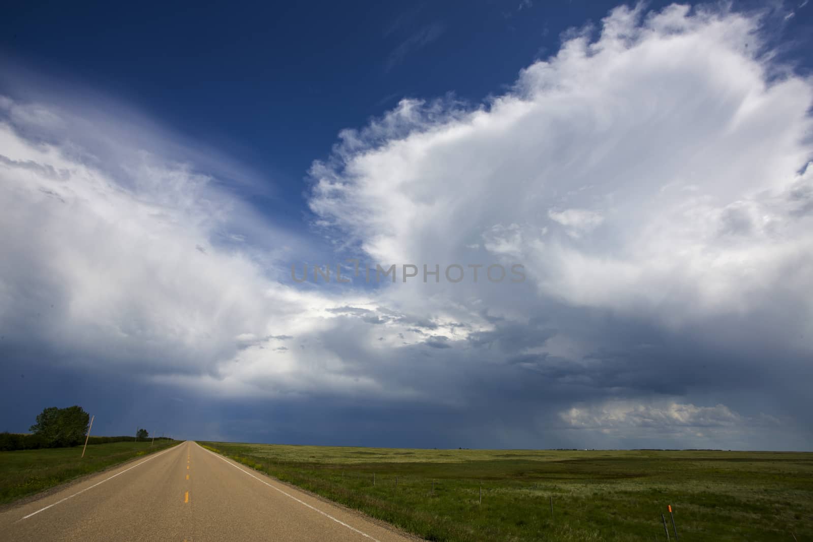 Prairie Storm Clouds Canada Saskatchewan Dramatic Summer
