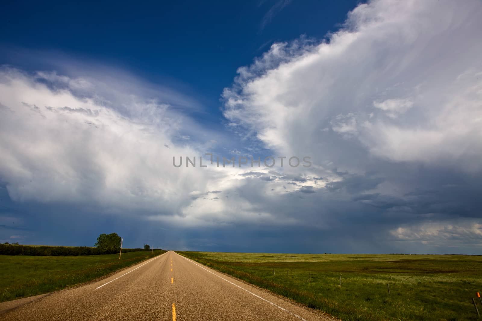Prairie Storm Clouds Canada Saskatchewan Dramatic Summer