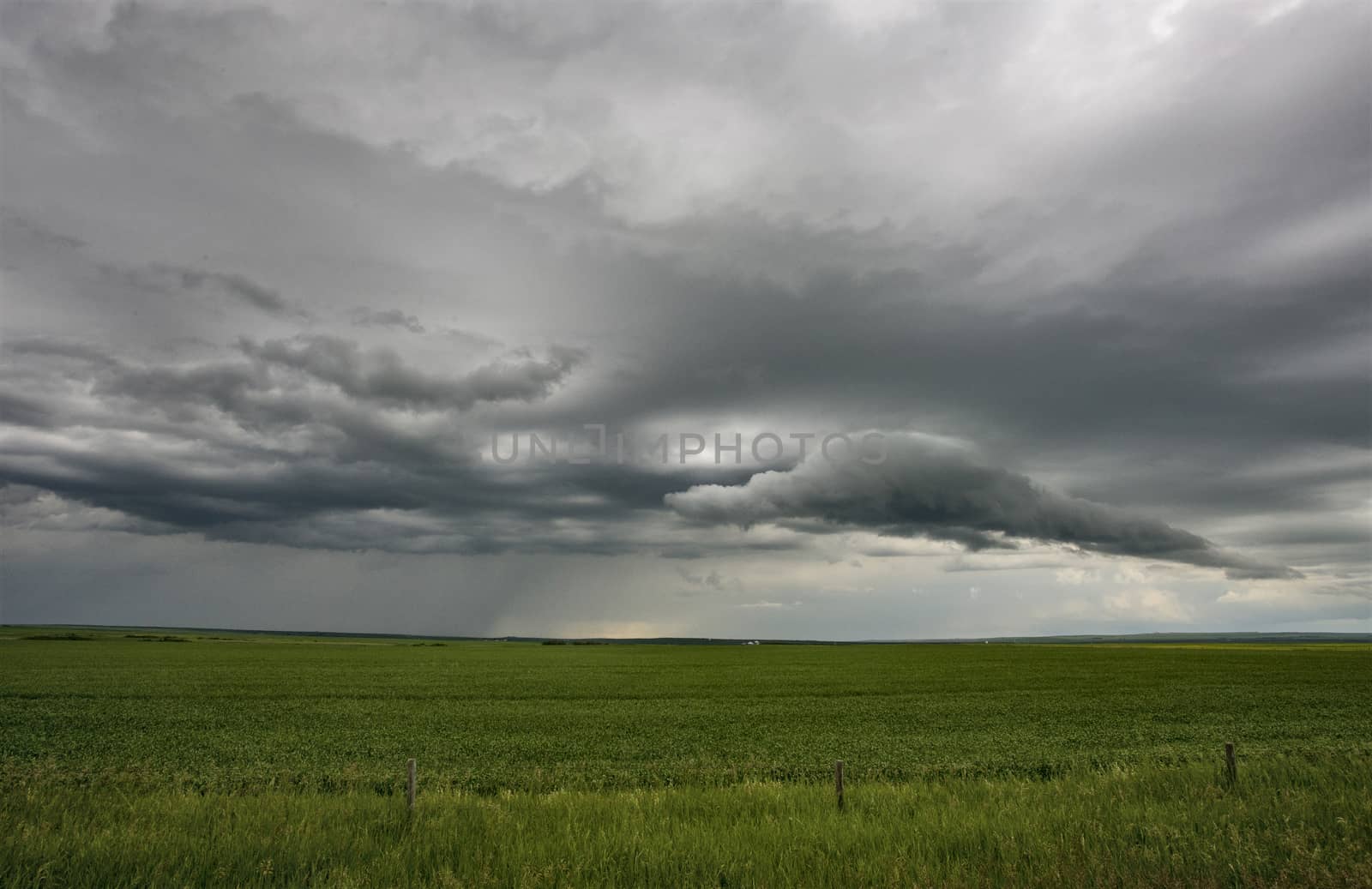 Prairie Storm Clouds Canada Saskatchewan Dramatic Summer