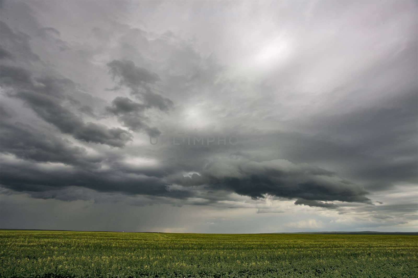 Prairie Storm Clouds Canada Saskatchewan Dramatic Summer