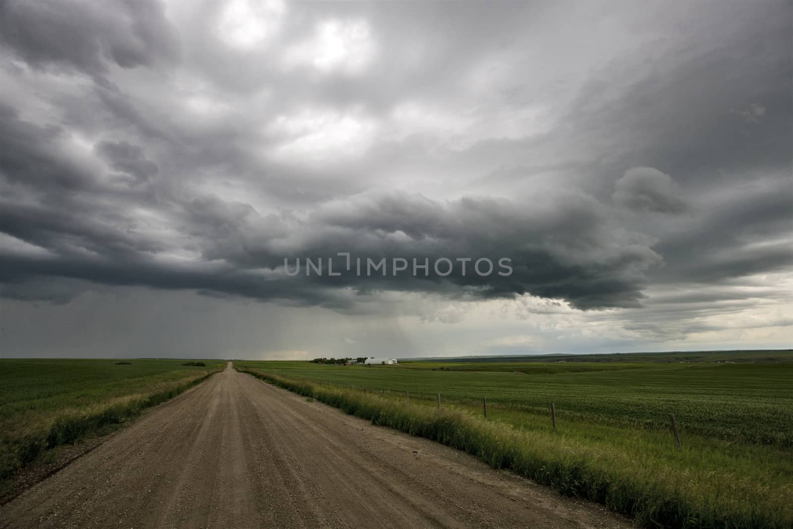 Prairie Storm Clouds Canada Saskatchewan Dramatic Summer