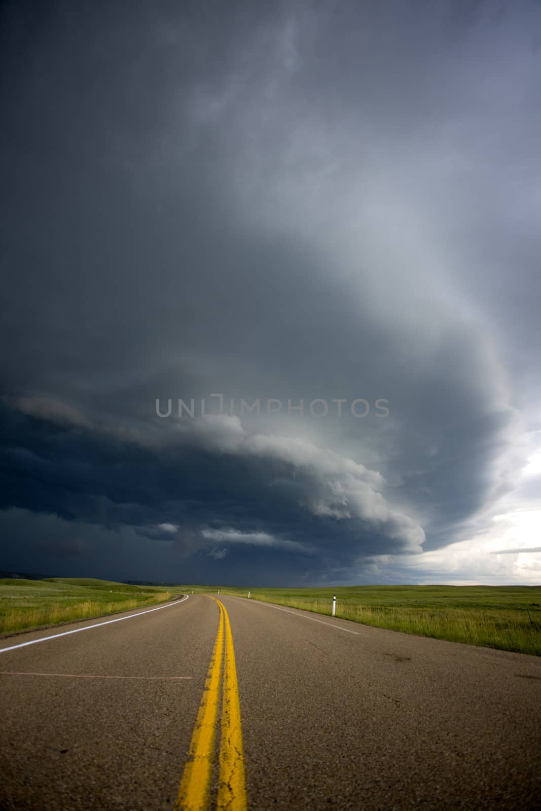 Prairie Storm Clouds Canada Saskatchewan Dramatic Summer