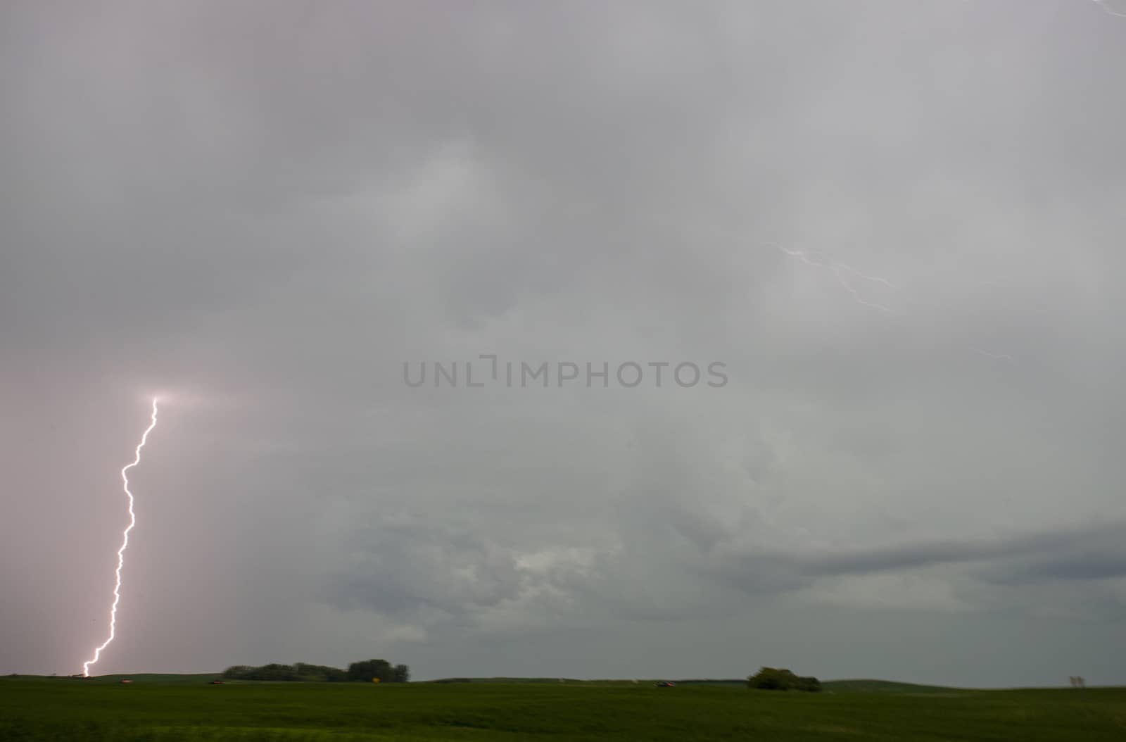 Prairie Storm Clouds Canada Saskatchewan Dramatic Summer