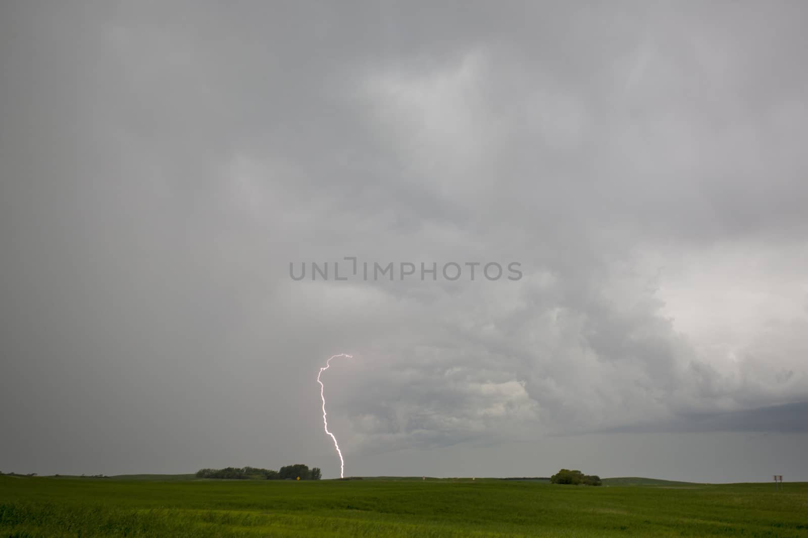 Prairie Storm Clouds Canada Saskatchewan Dramatic Summer