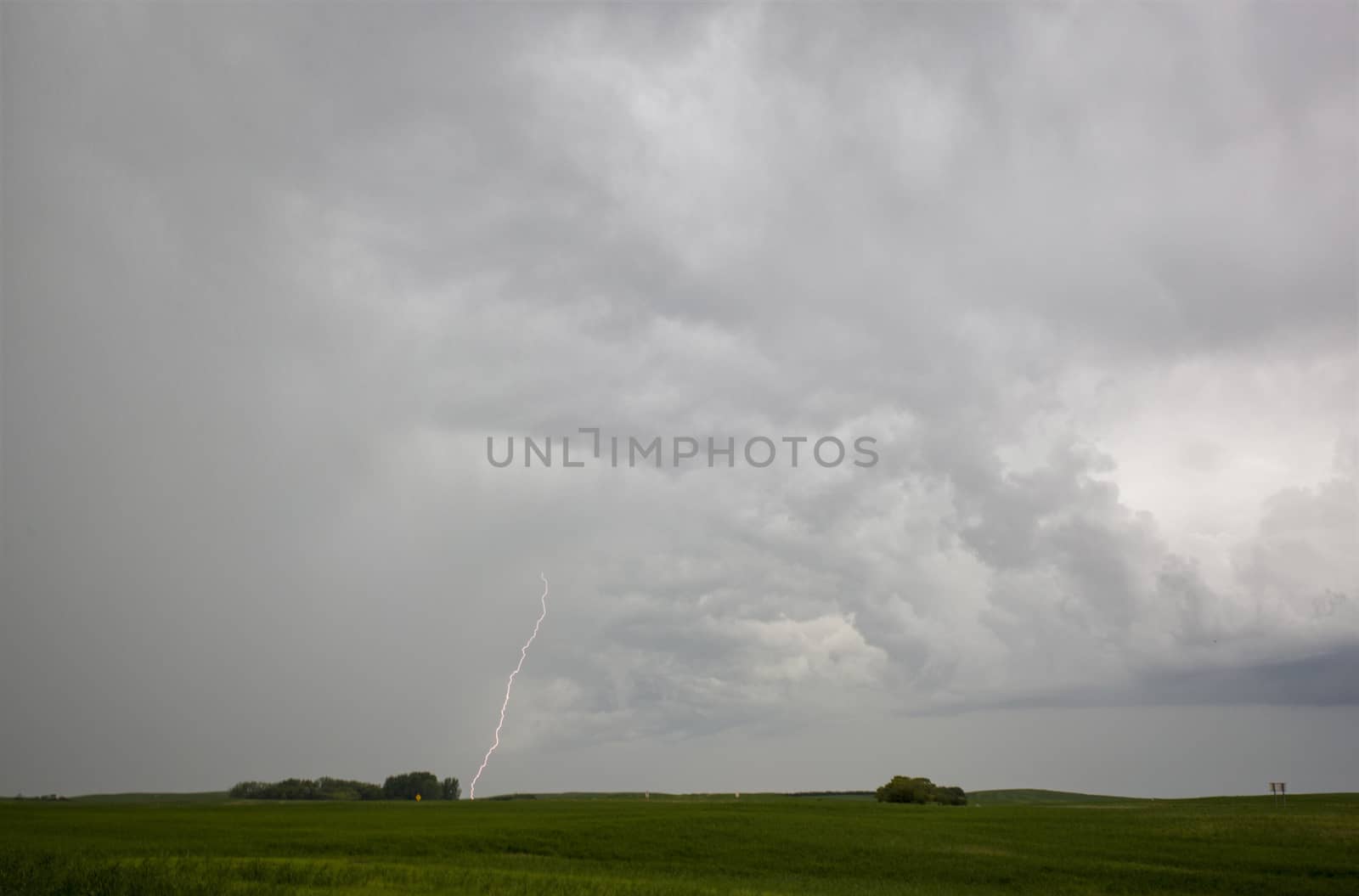Prairie Storm Clouds Canada Saskatchewan Dramatic Summer