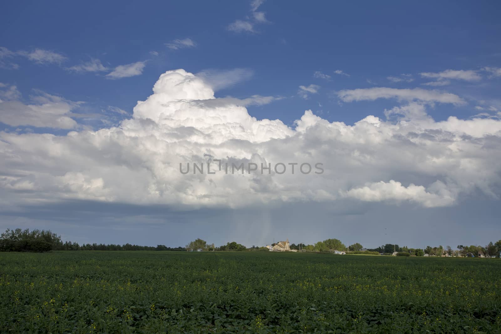 Prairie Storm Clouds Canada Saskatchewan Dramatic Summer