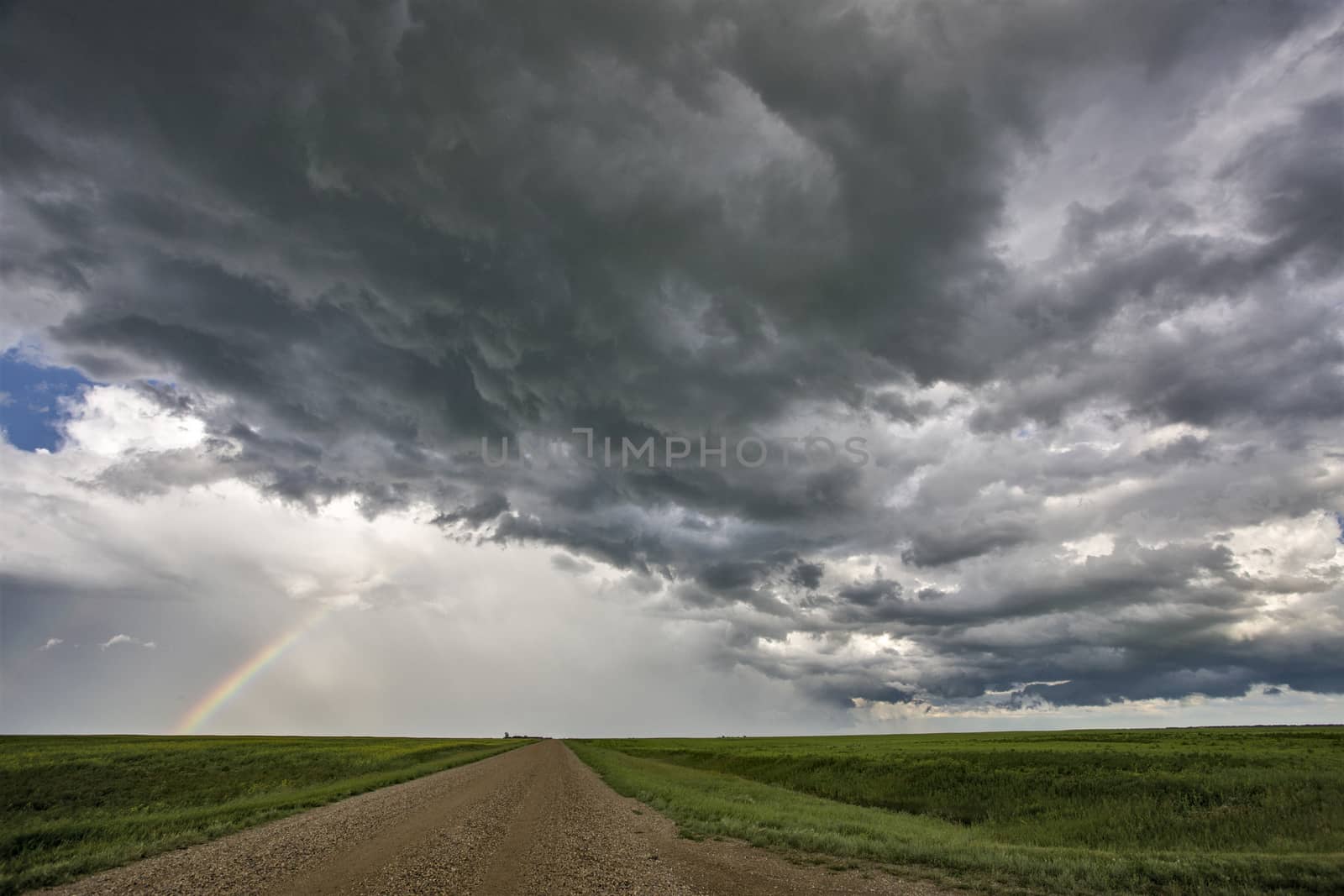 Prairie Storm Clouds Canada Saskatchewan Dramatic Summer