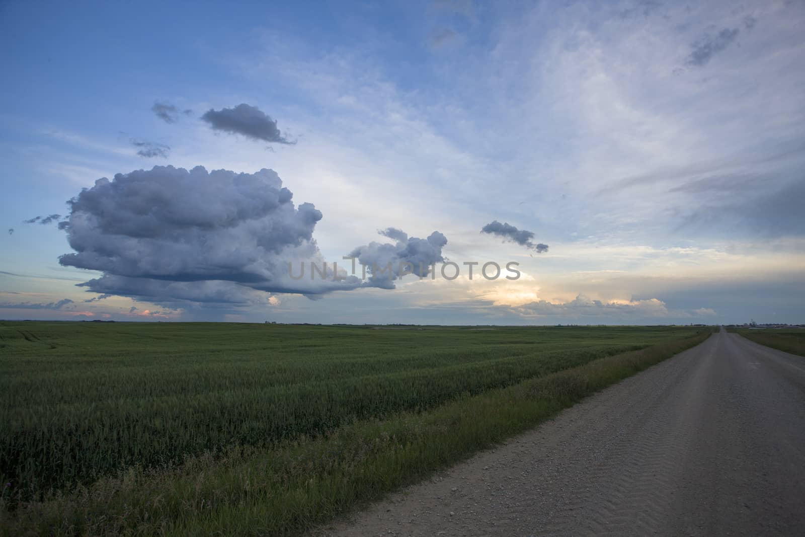 Prairie Storm Clouds Canada Saskatchewan Dramatic Summer