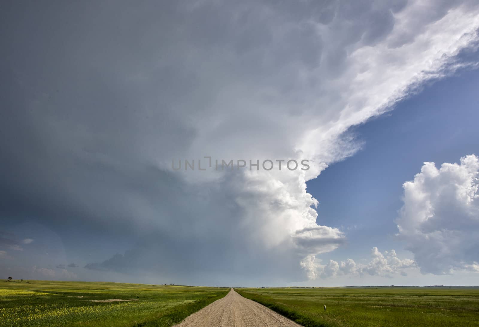 Prairie Storm Clouds Canada Saskatchewan Dramatic Summer