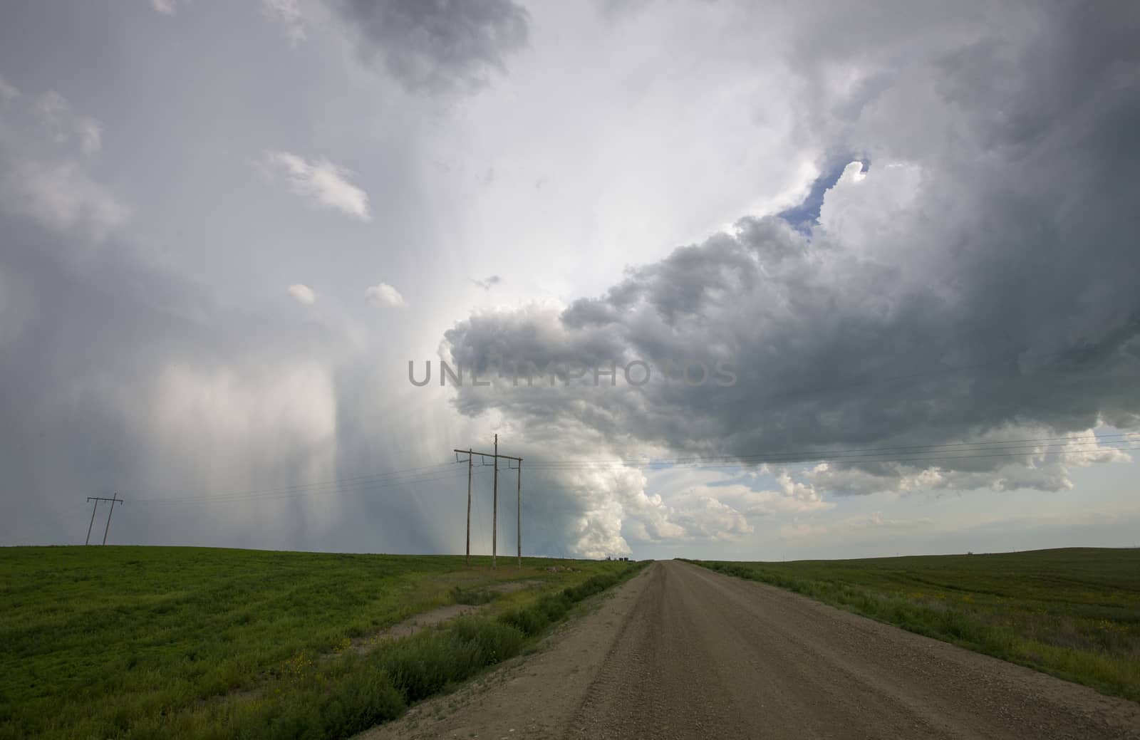 Prairie Storm Clouds Canada Saskatchewan Dramatic Summer