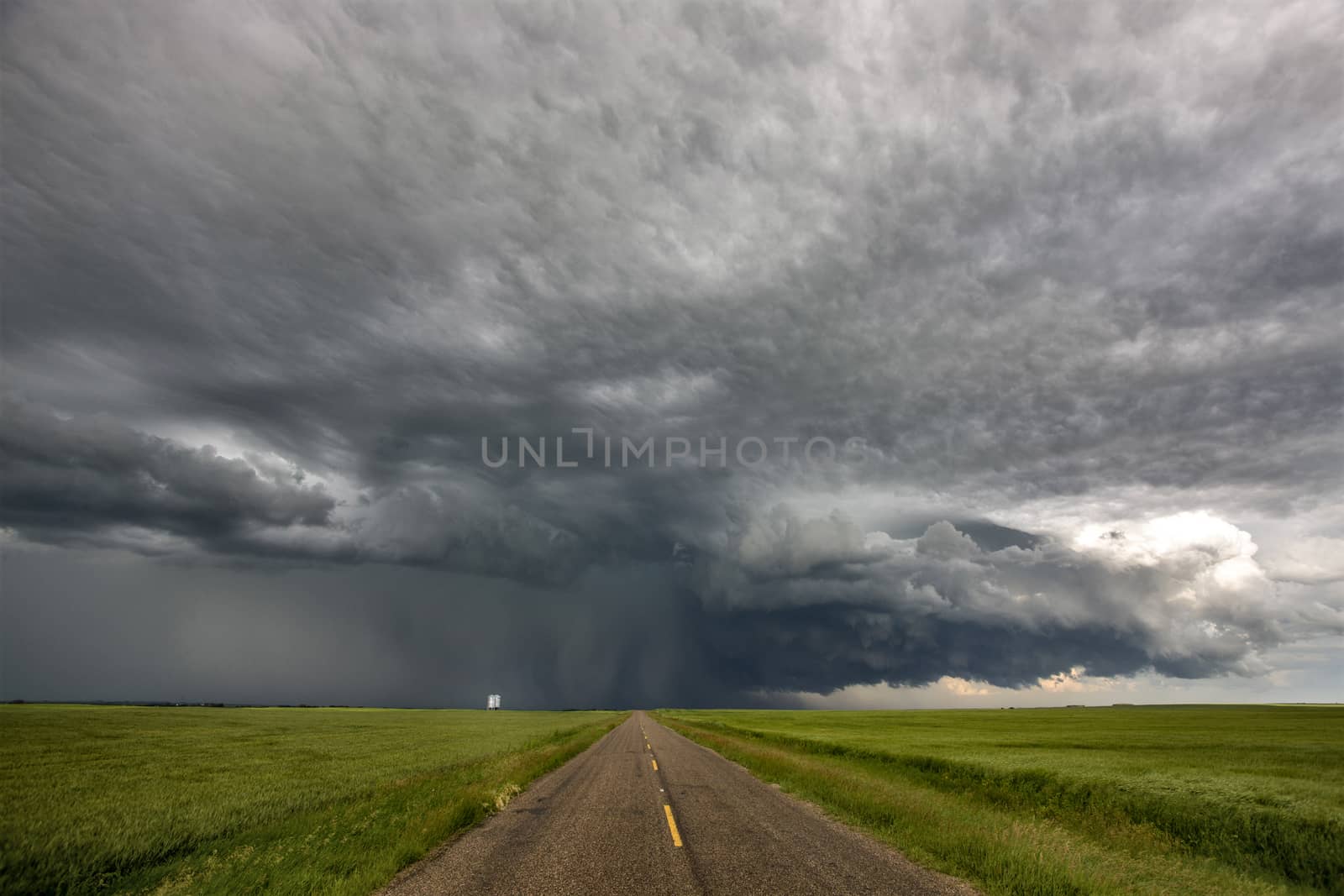 Prairie Storm Clouds Canada Saskatchewan Dramatic Summer