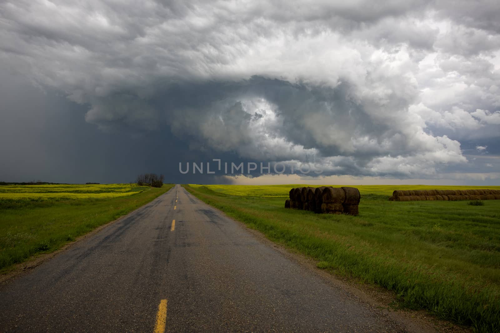 Prairie Storm Clouds Canada Saskatchewan Dramatic Summer