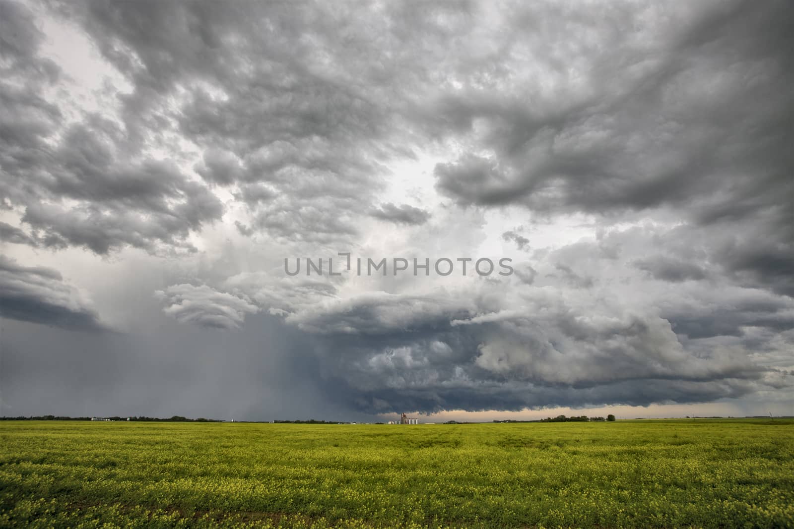 Prairie Storm Clouds Canada Saskatchewan Dramatic Summer