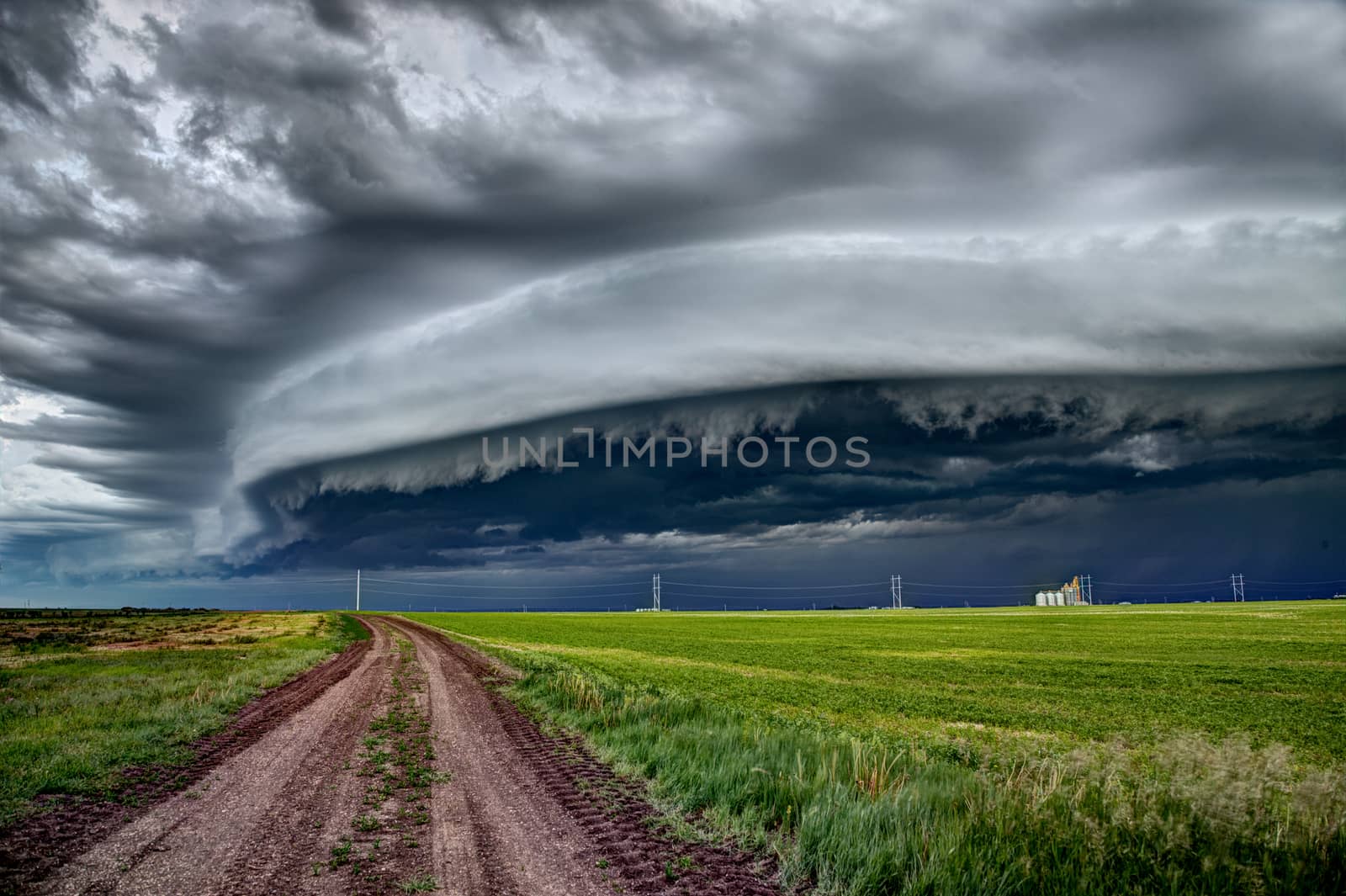 Prairie Storm Clouds Canada Saskatchewan Dramatic Summer