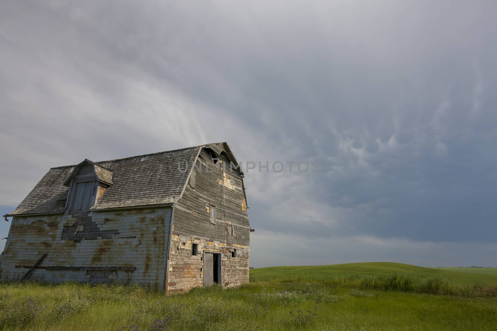 Prairie Storm Clouds Canada Saskatchewan Dramatic Summer