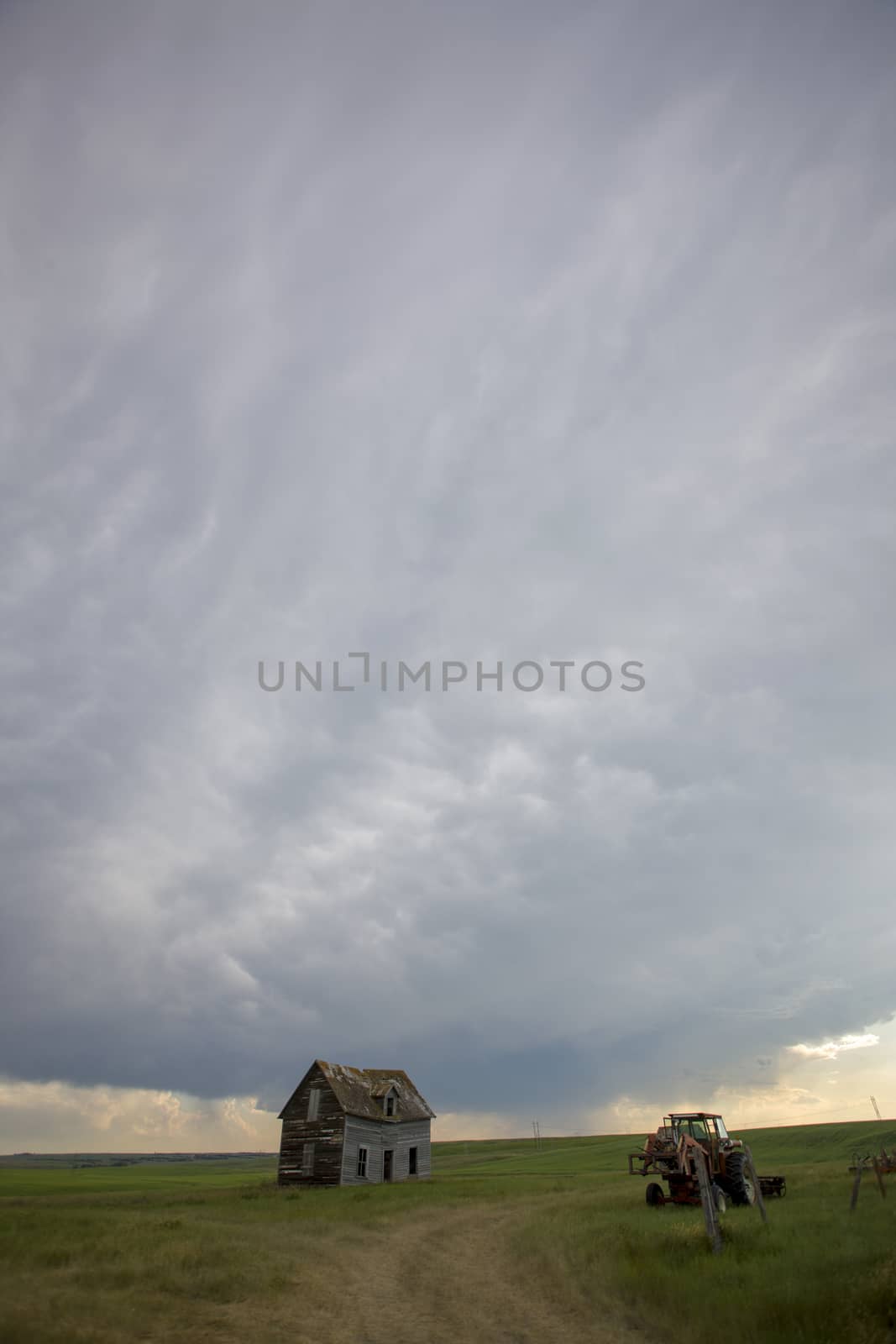 Prairie Storm Clouds Canada Saskatchewan Dramatic Summer