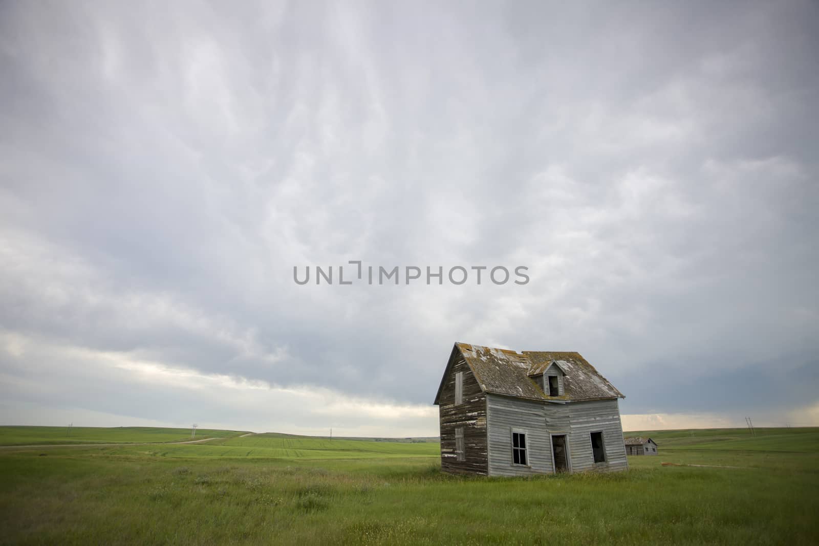 Prairie Storm Clouds Canada Saskatchewan Dramatic Summer