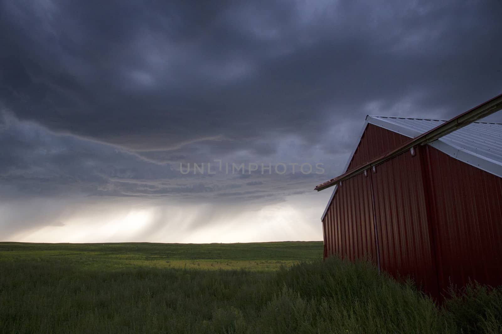 Prairie Storm Clouds Canada Saskatchewan Dramatic Summer