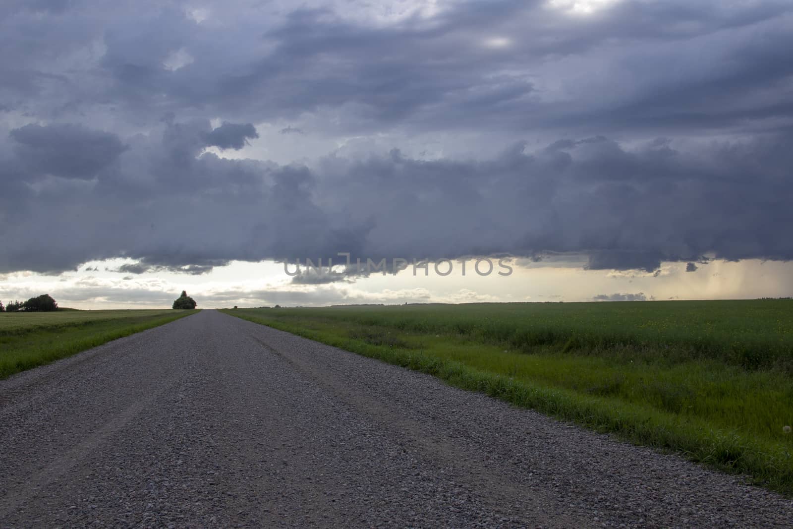Prairie Storm Clouds Canada Saskatchewan Dramatic Summer