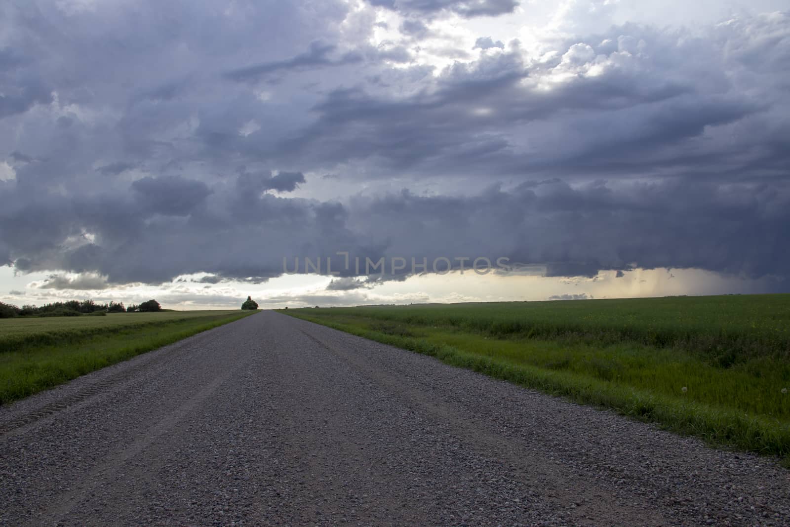 Prairie Storm Clouds Canada Saskatchewan Dramatic Summer