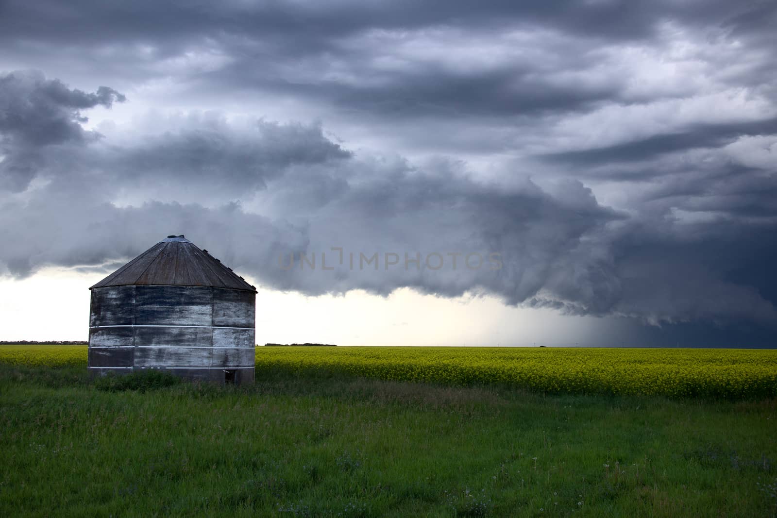 Prairie Storm Clouds Canada Saskatchewan Dramatic Summer