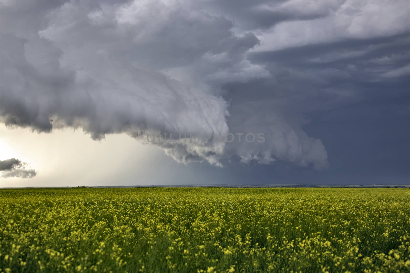 Prairie Storm Clouds Canada Saskatchewan Dramatic Summer