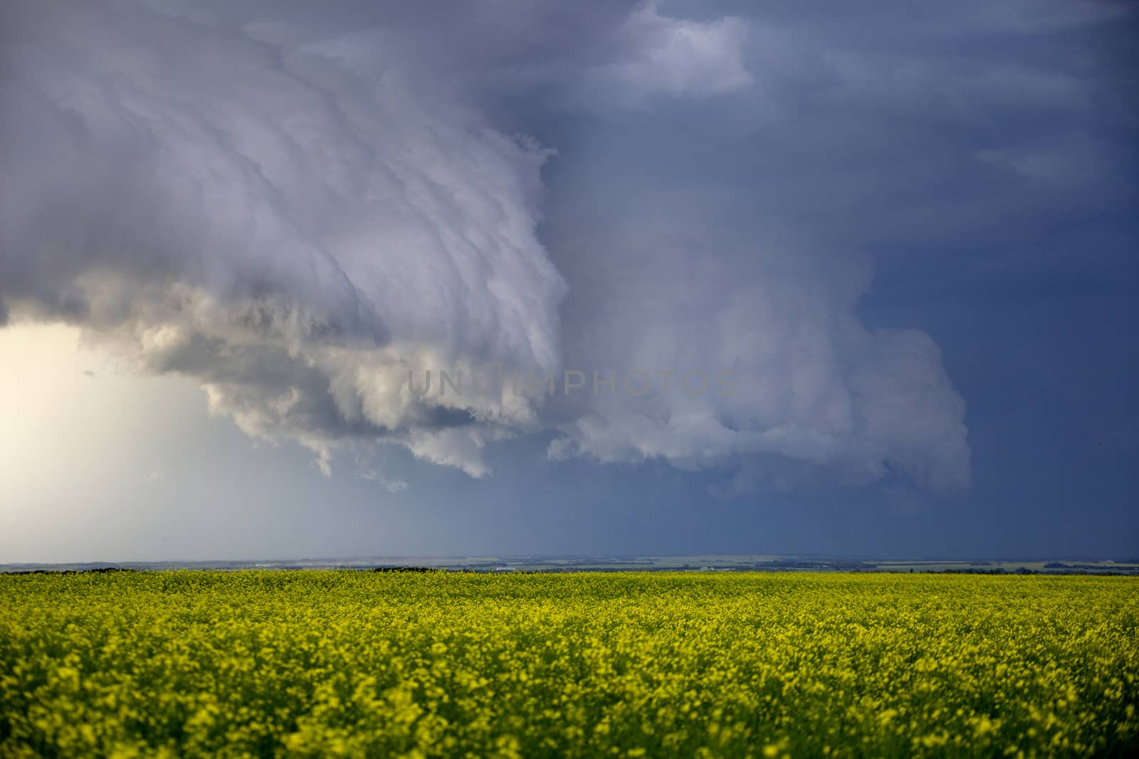 Prairie Storm Clouds Canada Saskatchewan Dramatic Summer