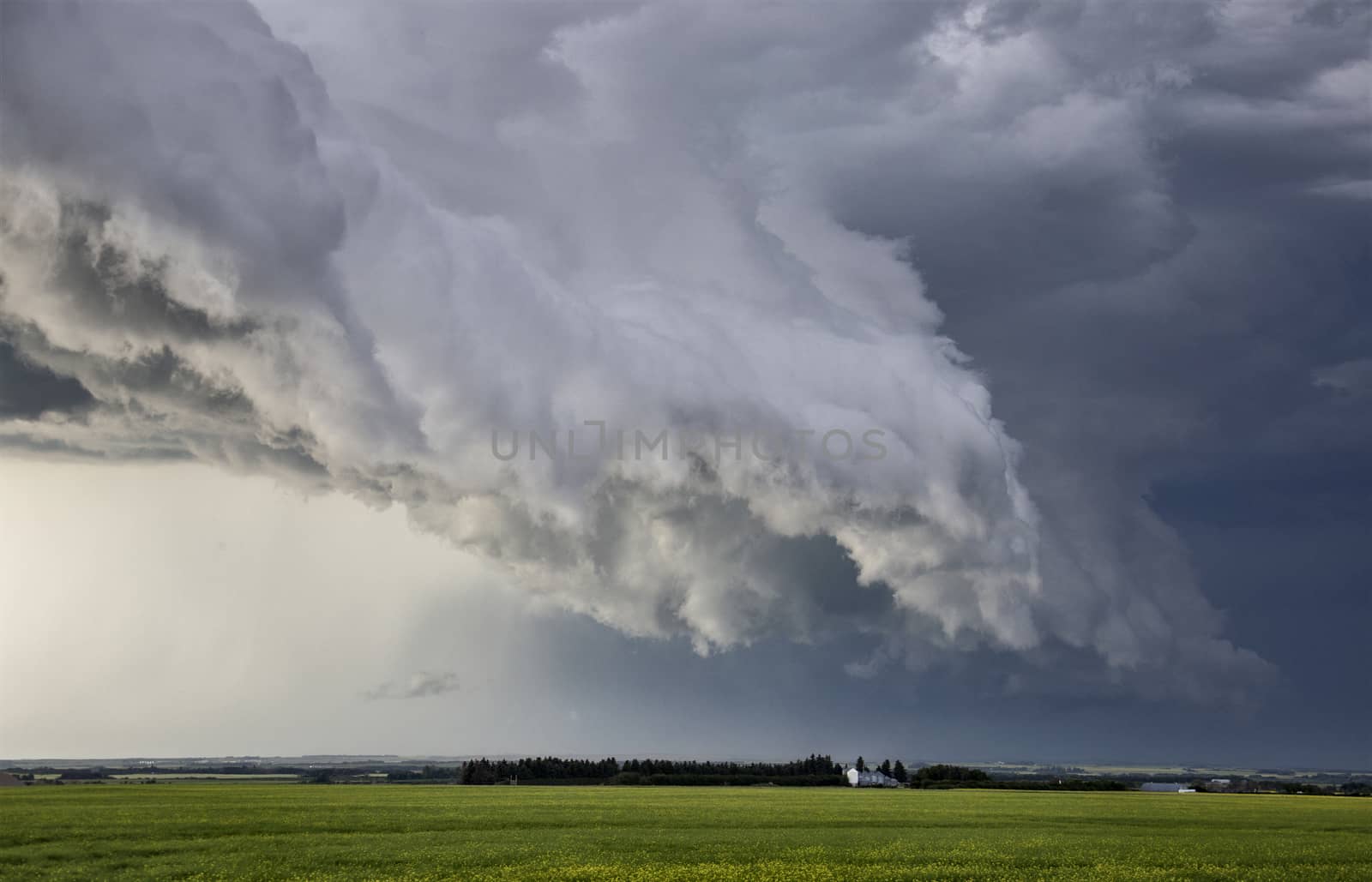 Prairie Storm Clouds Canada Saskatchewan Dramatic Summer