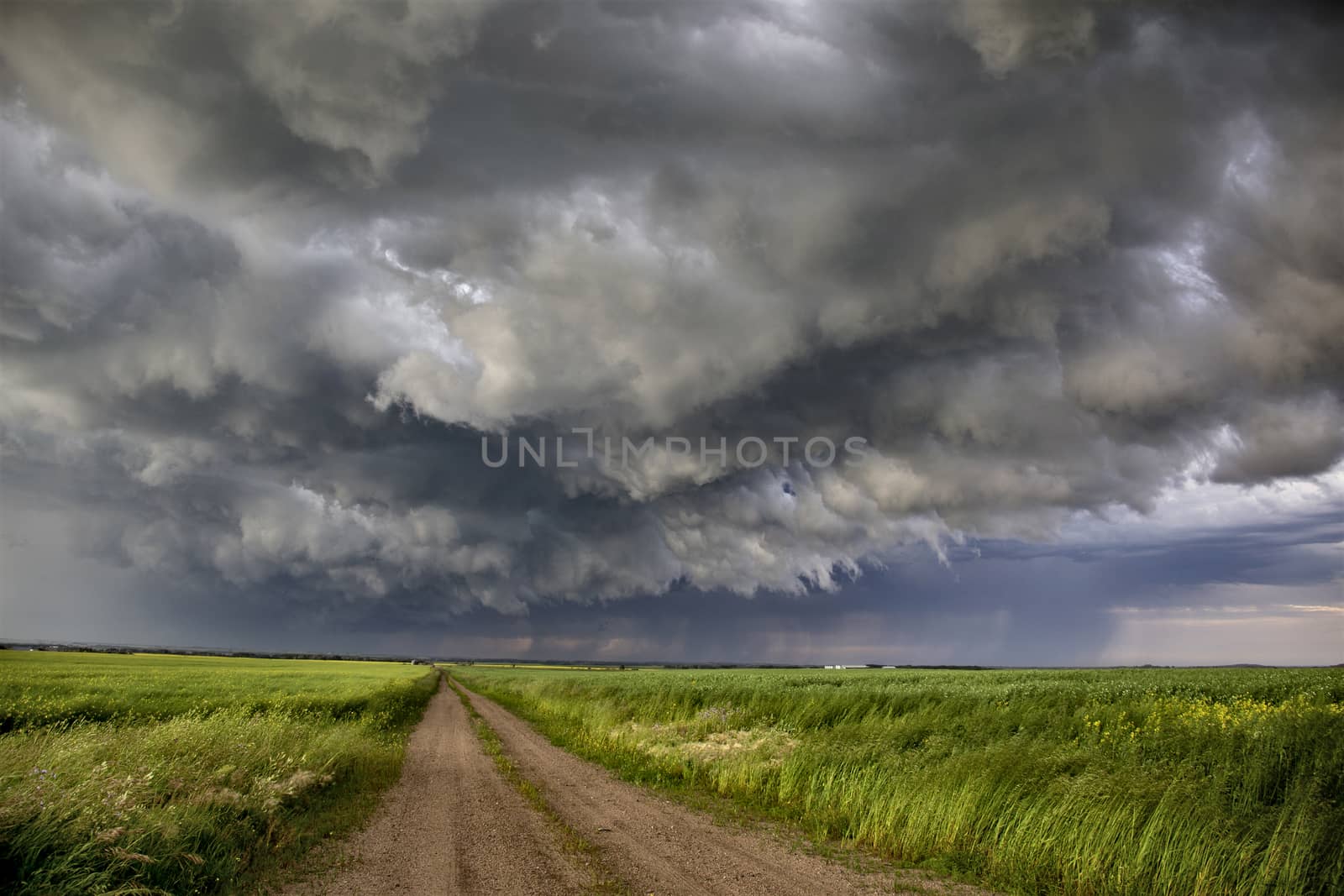 Prairie Storm Clouds Canada Saskatchewan Dramatic Summer
