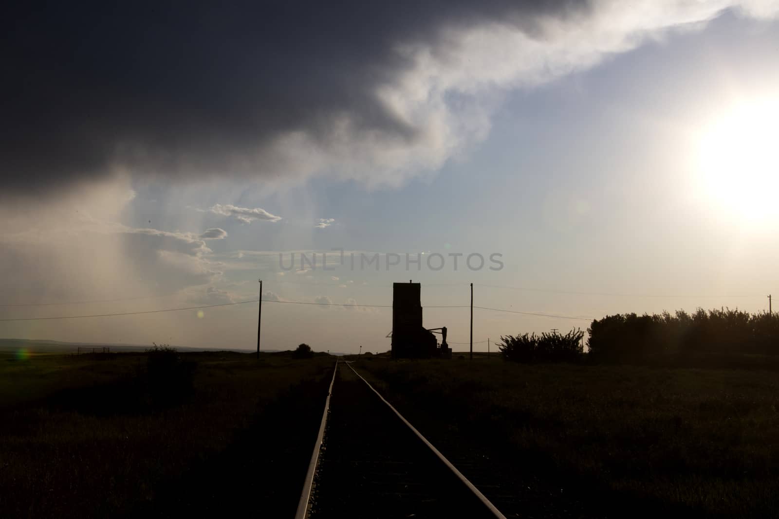 Prairie Storm Clouds Canada Saskatchewan Dramatic Summer