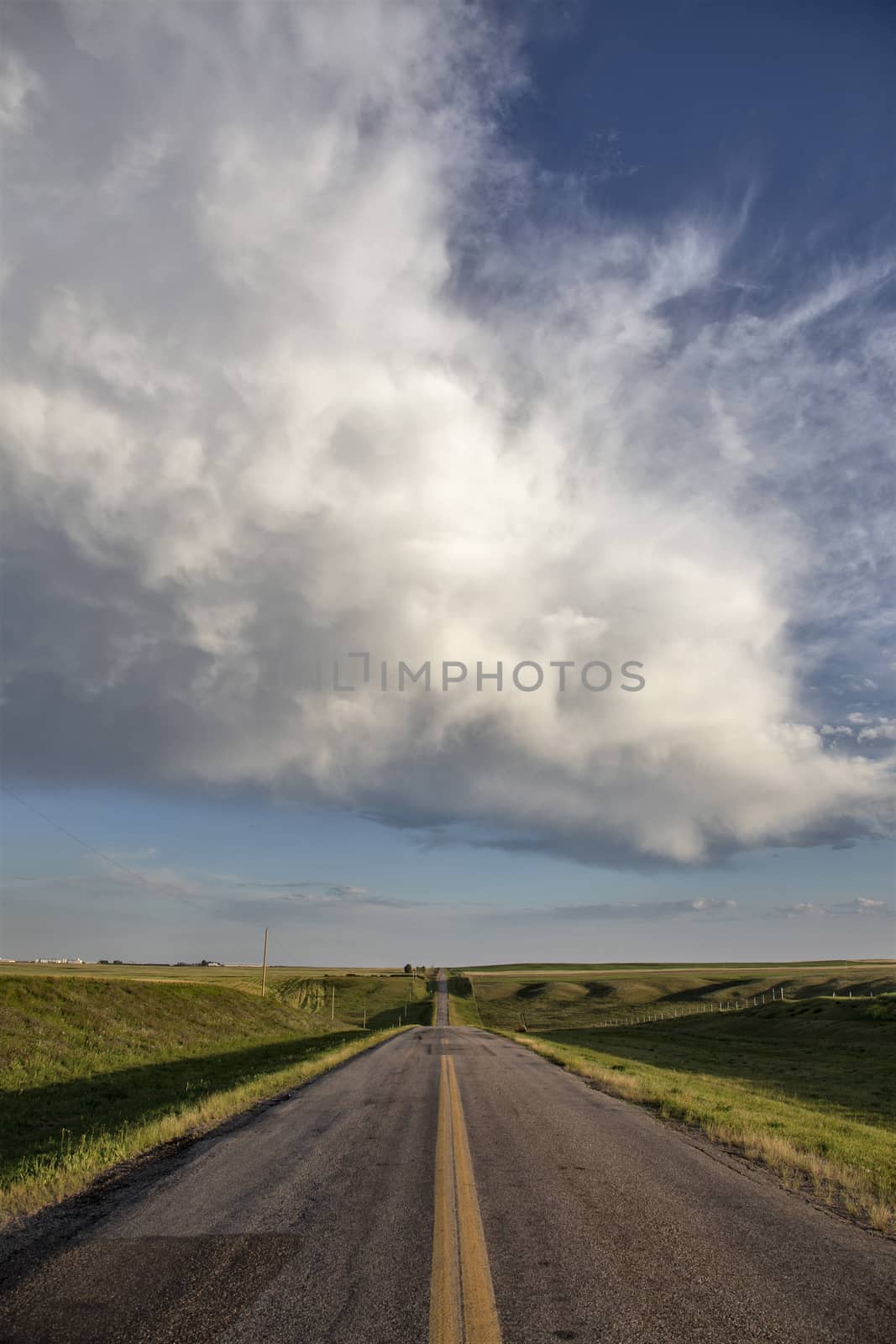 Prairie Storm Clouds Canada Saskatchewan Dramatic Summer