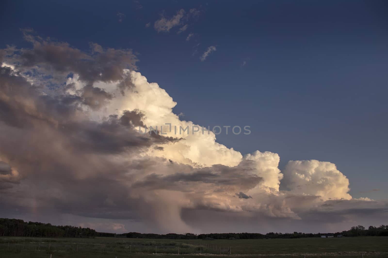 Prairie Storm Clouds Canada Saskatchewan Dramatic Summer