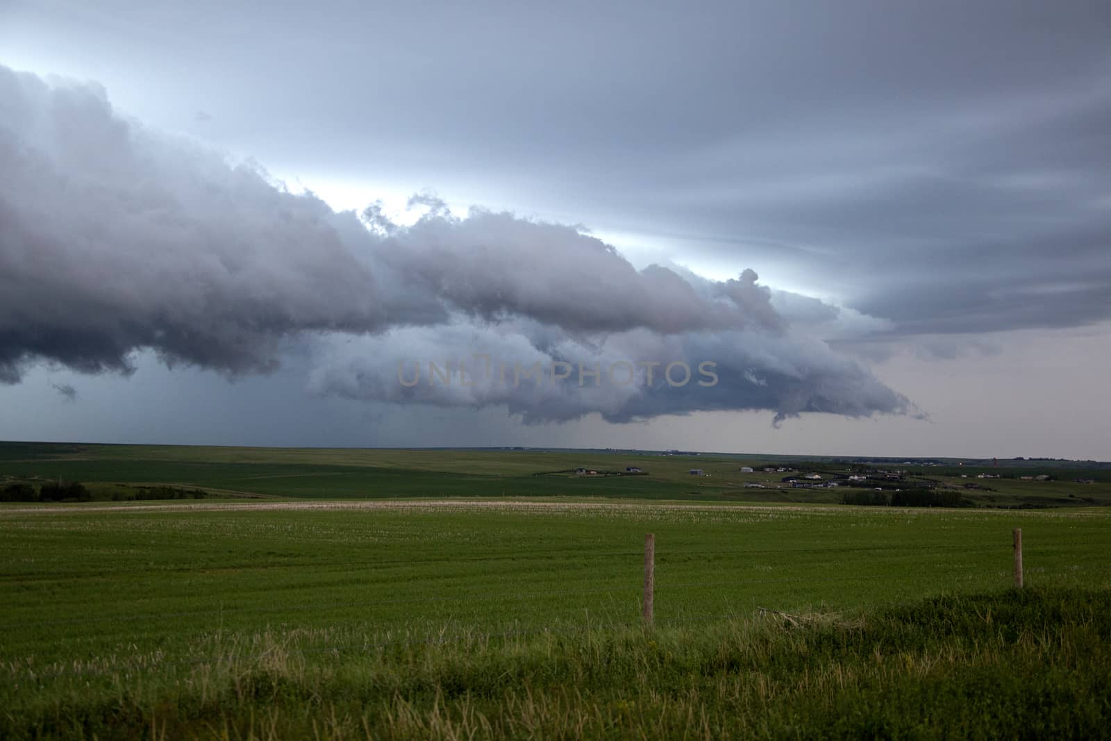 Prairie Storm Clouds Canada Saskatchewan Dramatic Summer