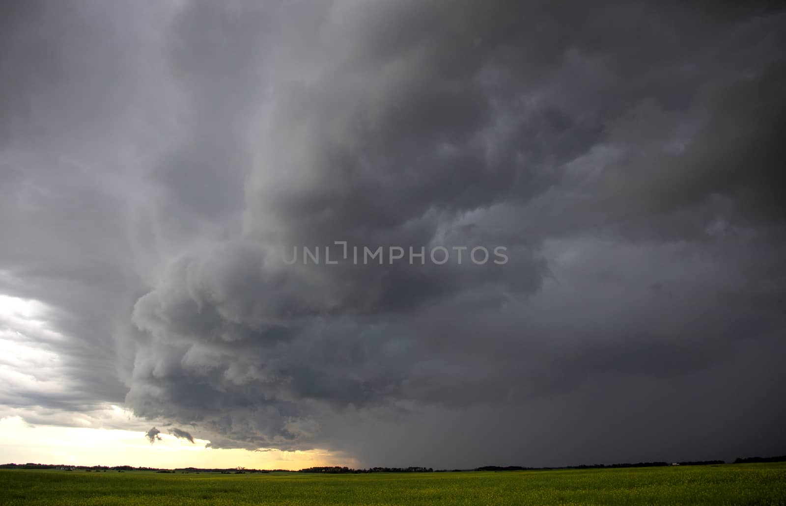 Prairie Storm Clouds Canada Saskatchewan Dramatic Summer