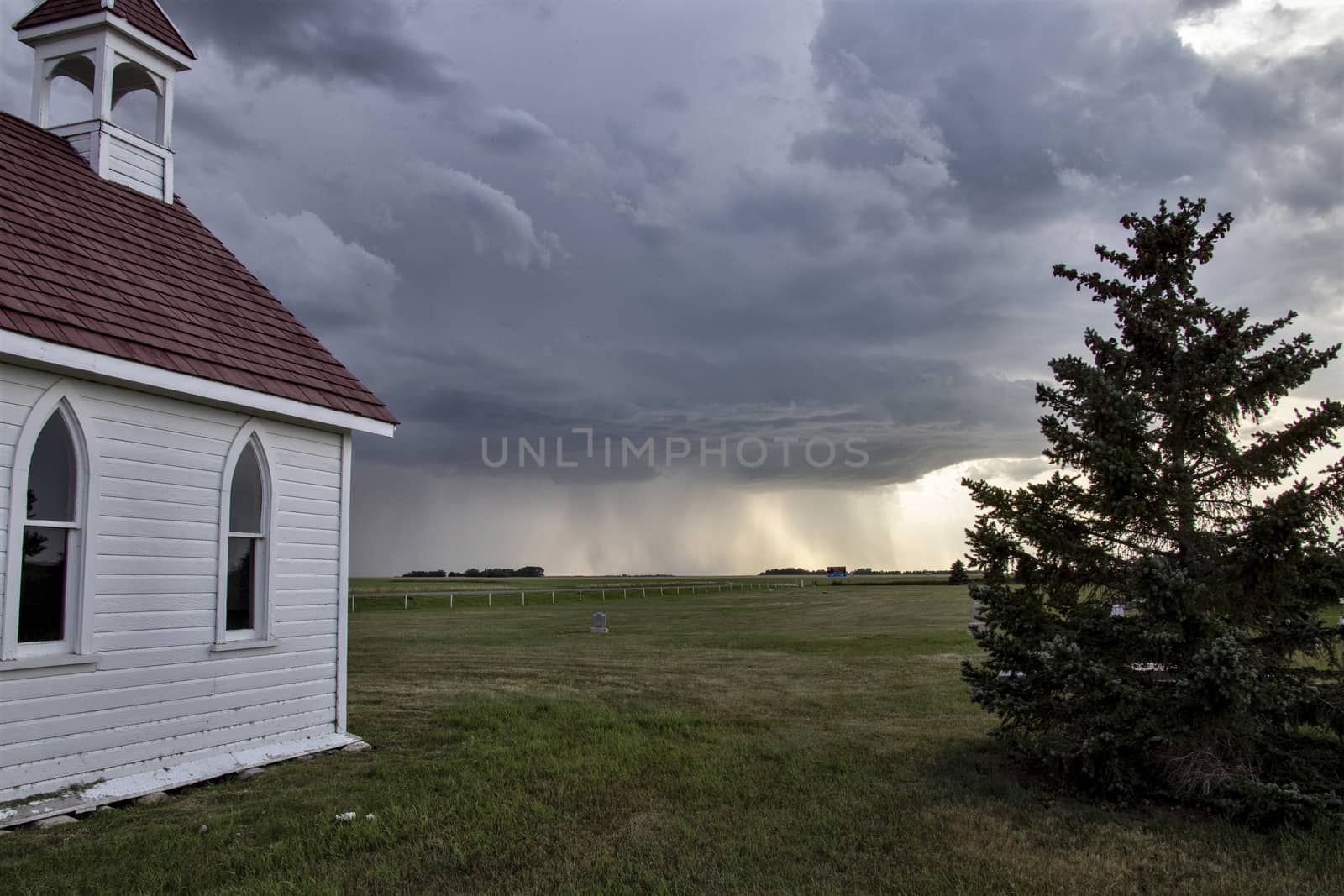 Prairie Storm Clouds Canada Saskatchewan Dramatic Summer