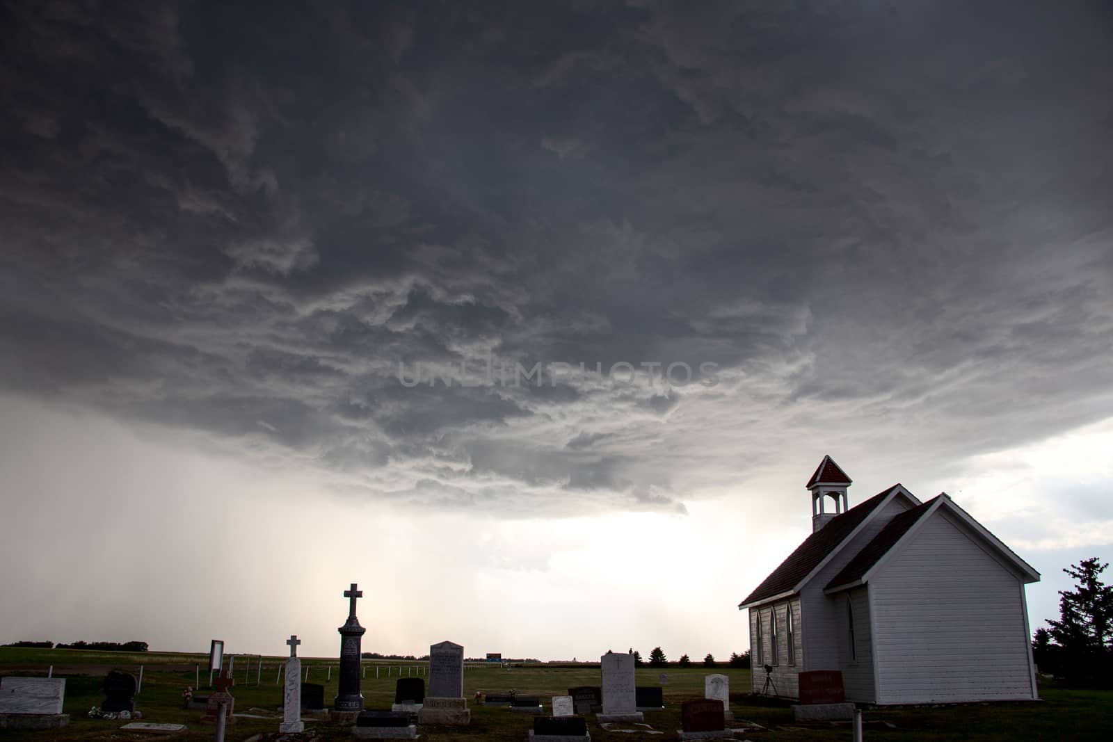 Prairie Storm Clouds Canada Saskatchewan Dramatic Summer
