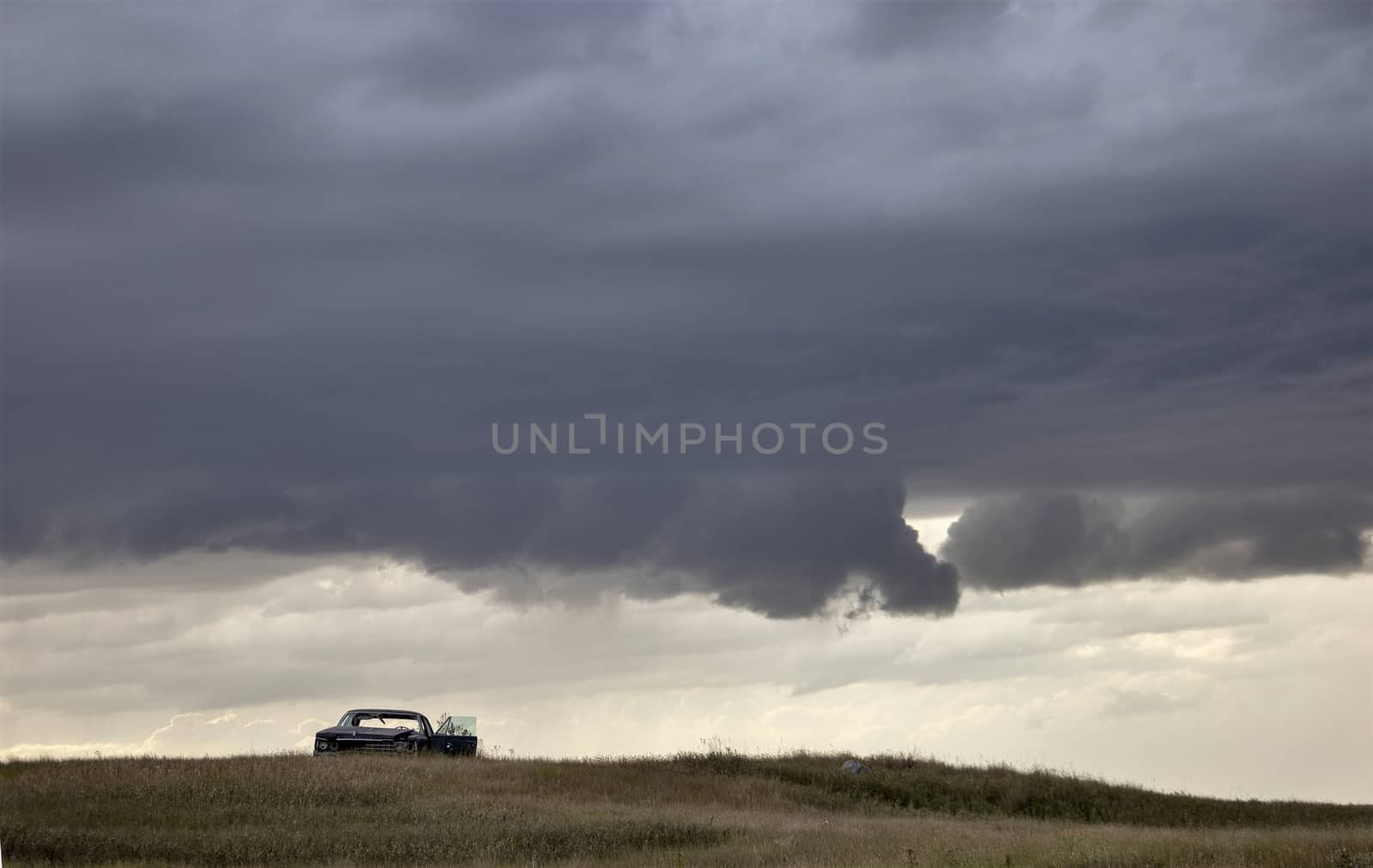 Prairie Storm Clouds Canada Saskatchewan Dramatic Summer