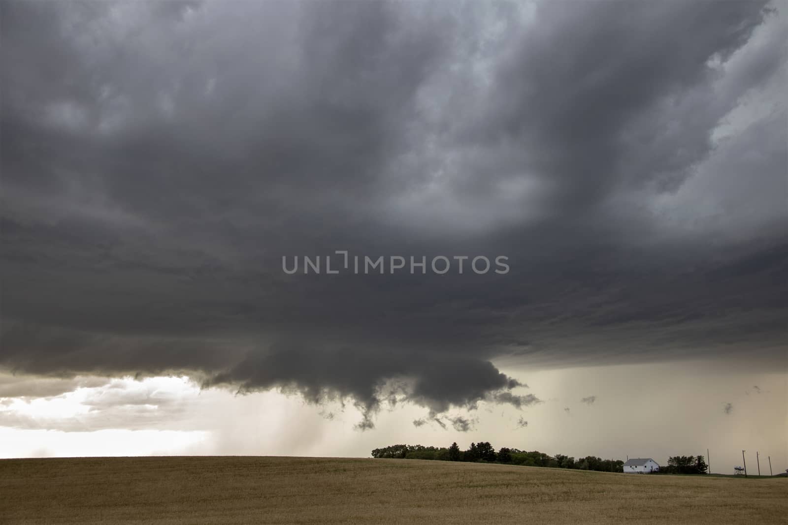 Prairie Storm Clouds Canada Saskatchewan Dramatic Summer