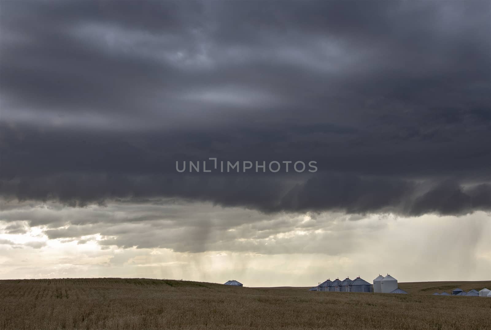 Prairie Storm Clouds Canada Saskatchewan Dramatic Summer