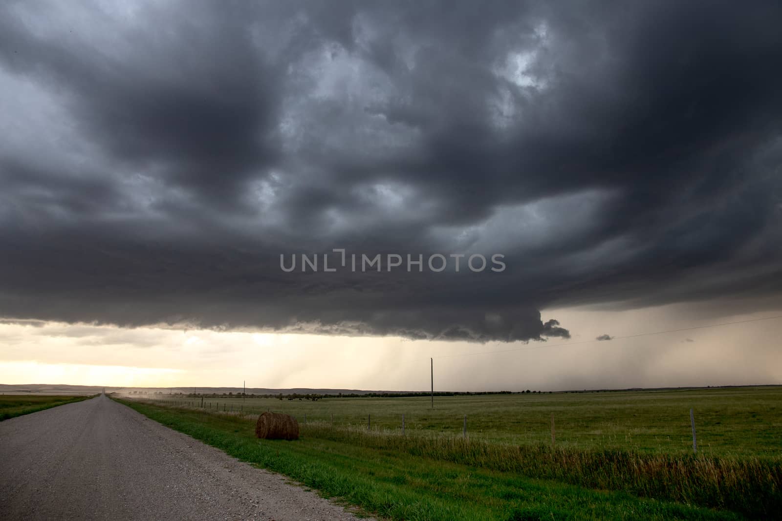 Prairie Storm Clouds Canada Saskatchewan Dramatic Summer