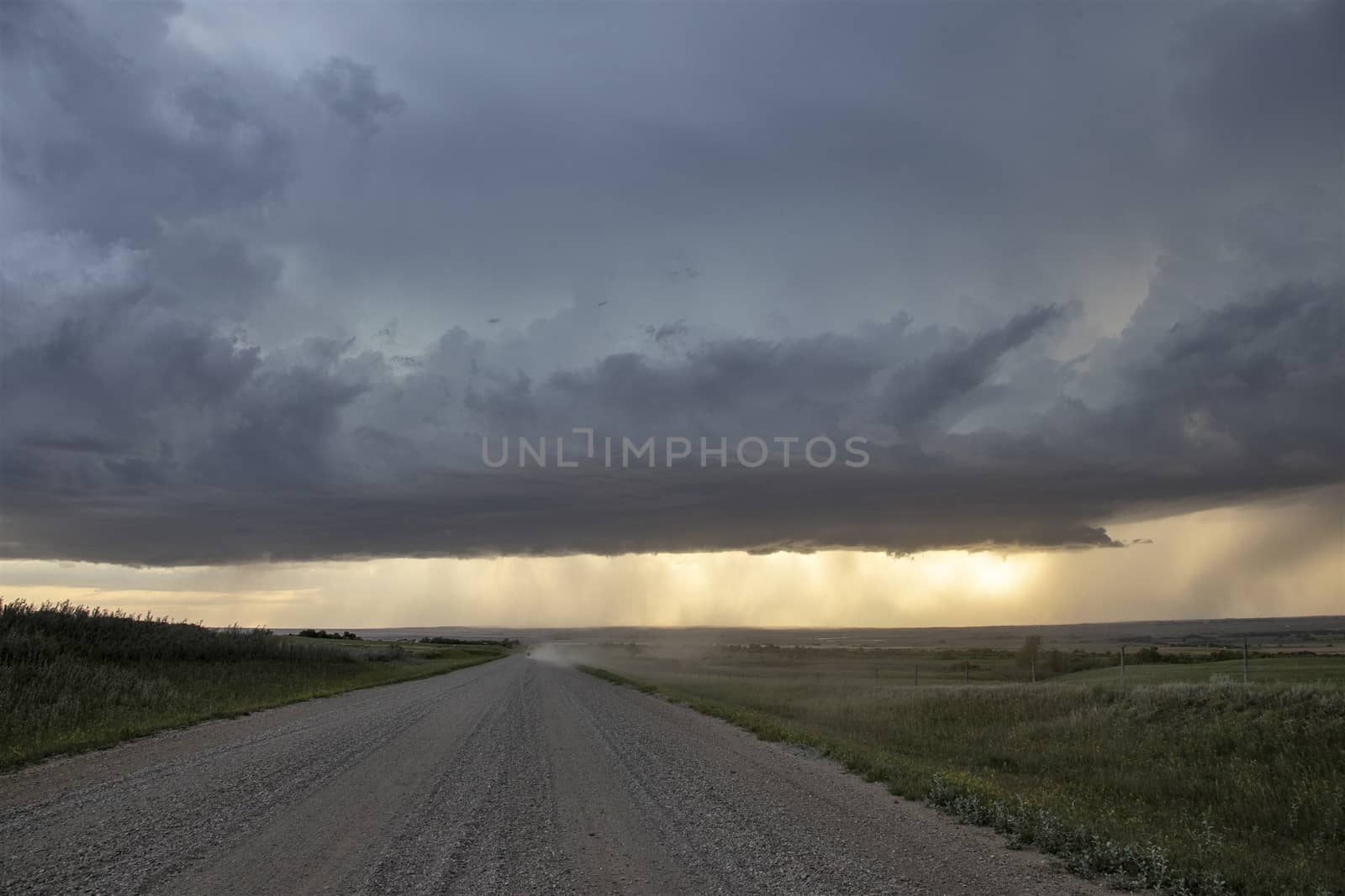 Prairie Storm Clouds Canada Saskatchewan Dramatic Summer