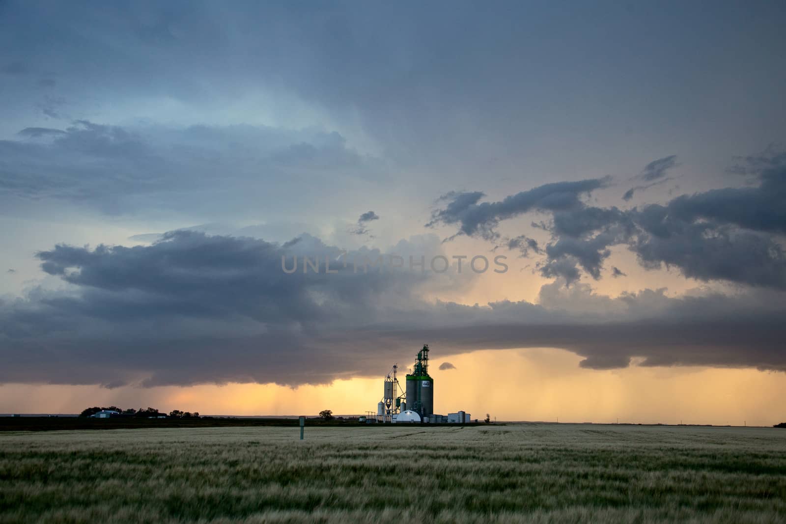 Prairie Storm Clouds Canada Saskatchewan Dramatic Summer