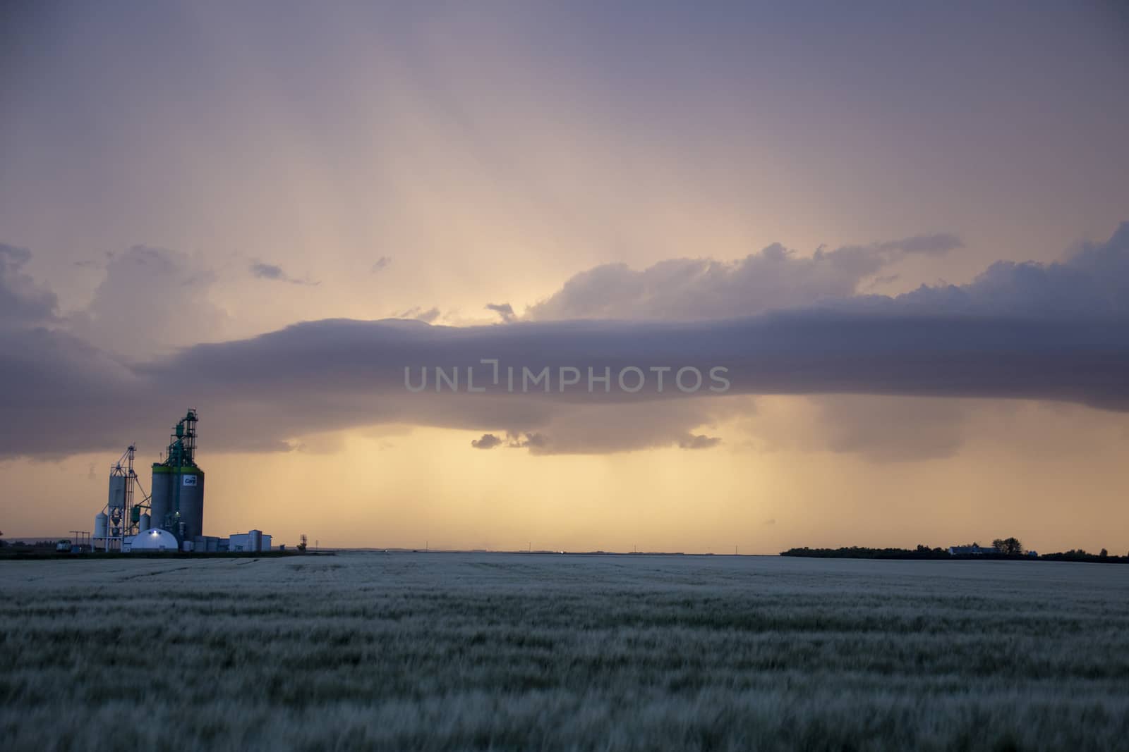 Prairie Storm Clouds Canada Saskatchewan Dramatic Summer