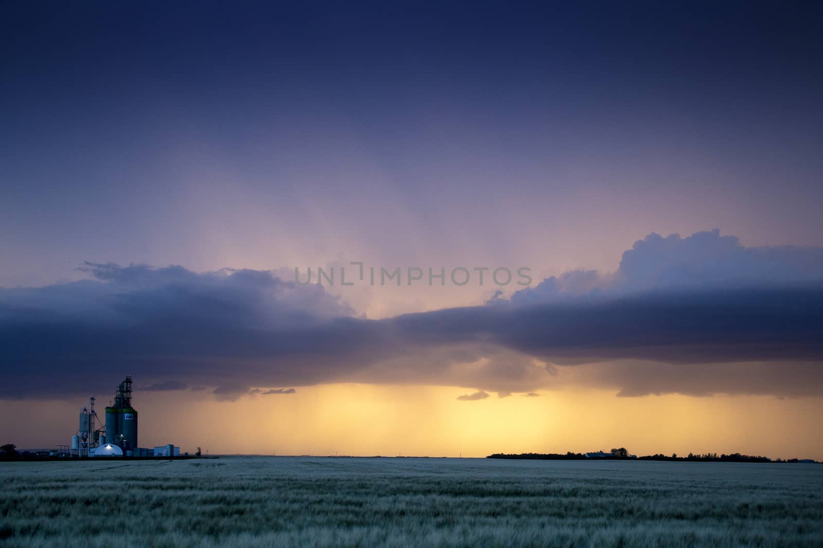 Prairie Storm Clouds Canada Saskatchewan Dramatic Summer