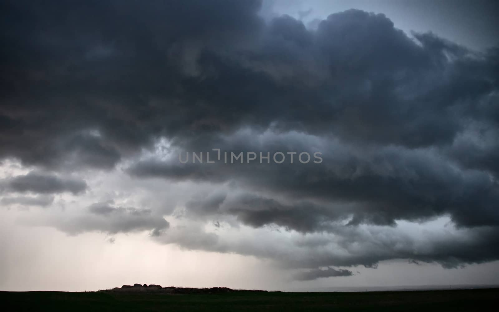 Prairie Storm Clouds Canada Saskatchewan Dramatic Summer