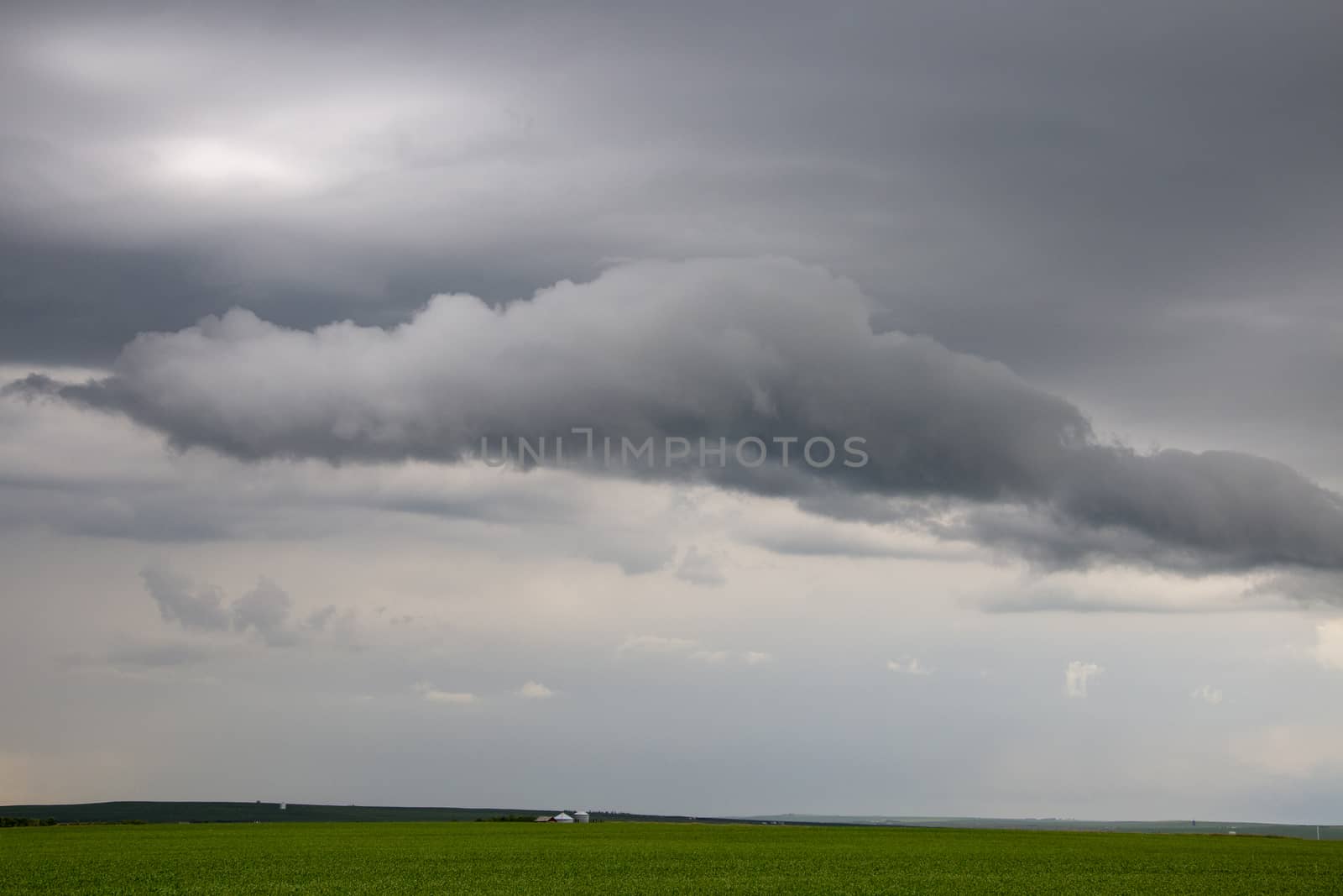 Prairie Storm Clouds Canada Saskatchewan Dramatic Summer