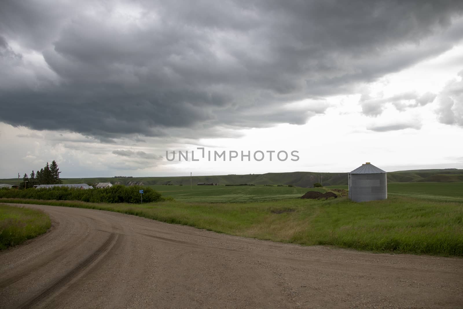 Prairie Storm Clouds Canada Saskatchewan Dramatic Summer